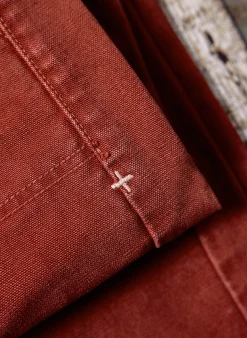 imogene + willie Hencye Canvas Workpant In Falu Red| Pants & Shorts