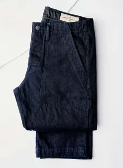 imogene + willie Hencye Workpant In Black Indigo| Denim|Pants & Shorts