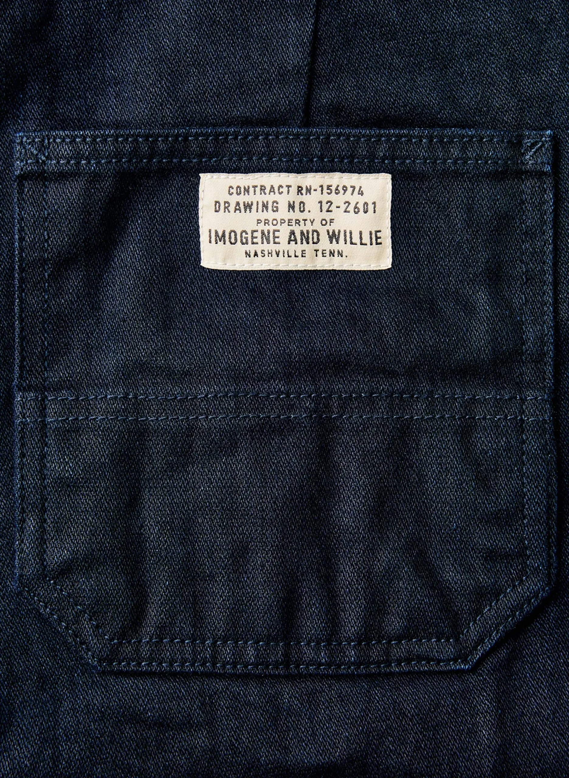 imogene + willie Hencye Workpant In Black Indigo| Denim|Pants & Shorts