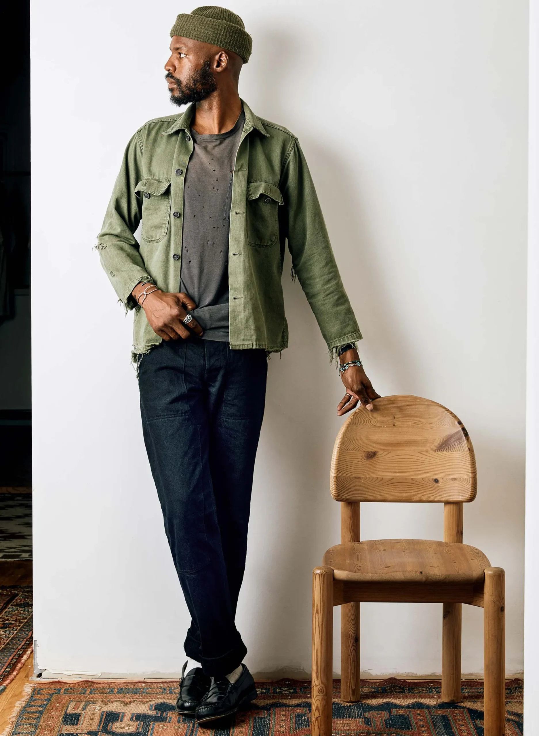 imogene + willie Hencye Workpant In Black Indigo| Denim|Pants & Shorts