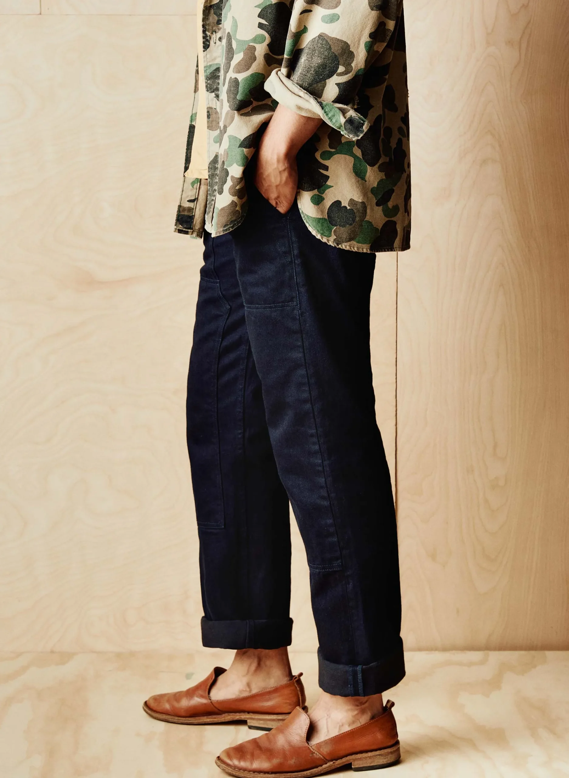 imogene + willie Hencye Workpant In Black Indigo| Denim|Pants & Shorts