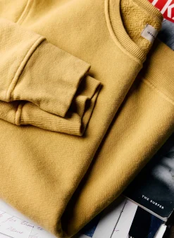 imogene + willie Holden Sweatshirt In Gold|Women Knits & Sweaters|Knits & Sweaters