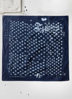 imogene + willie Indigo "flower Print" Bandana|Women Accessories|Accessories