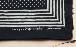 imogene + willie I+w Vintage Black Bandana V2|Women Accessories|Accessories