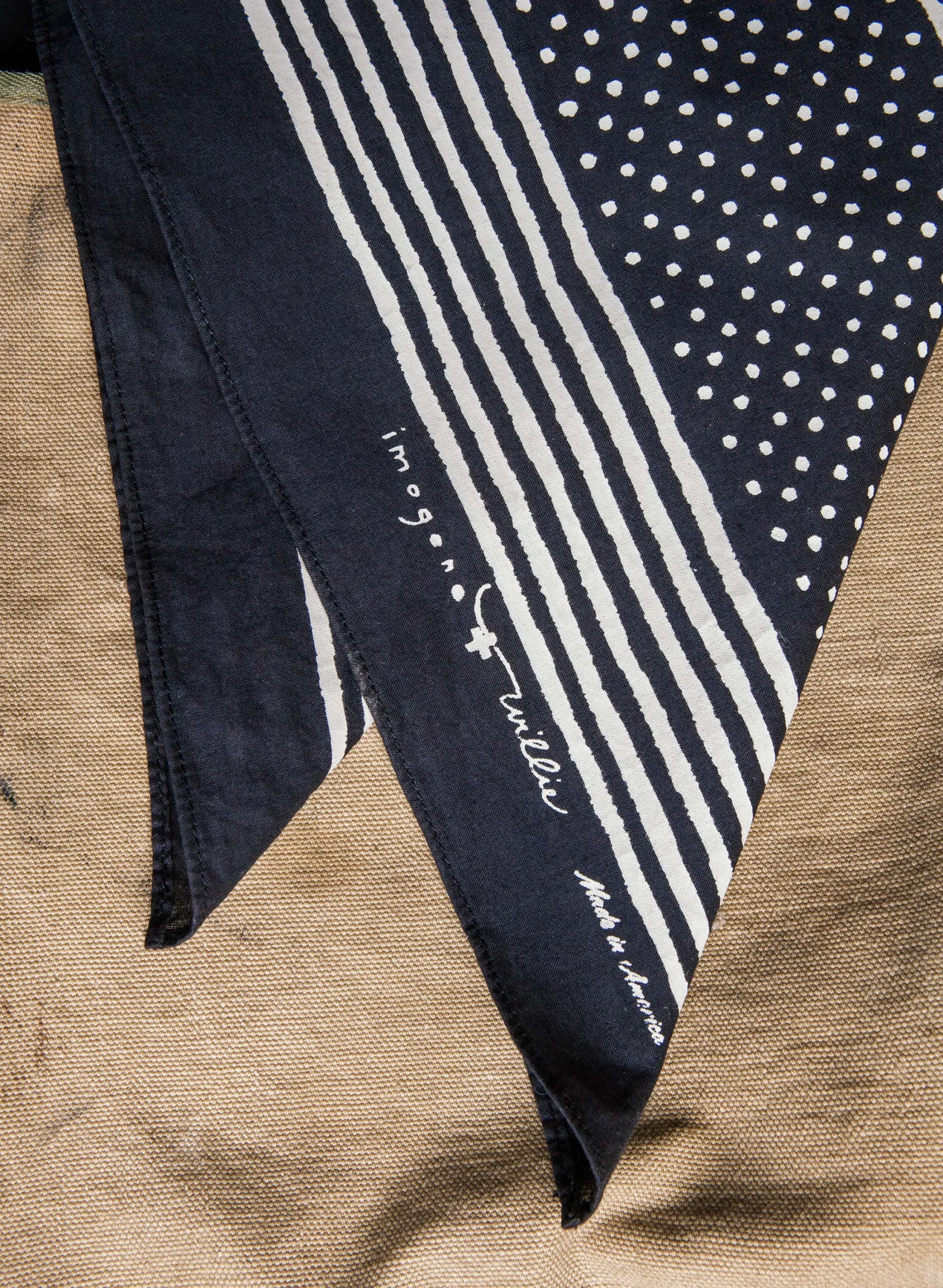 imogene + willie I+w Vintage Black Bandana V2|Women Accessories|Accessories