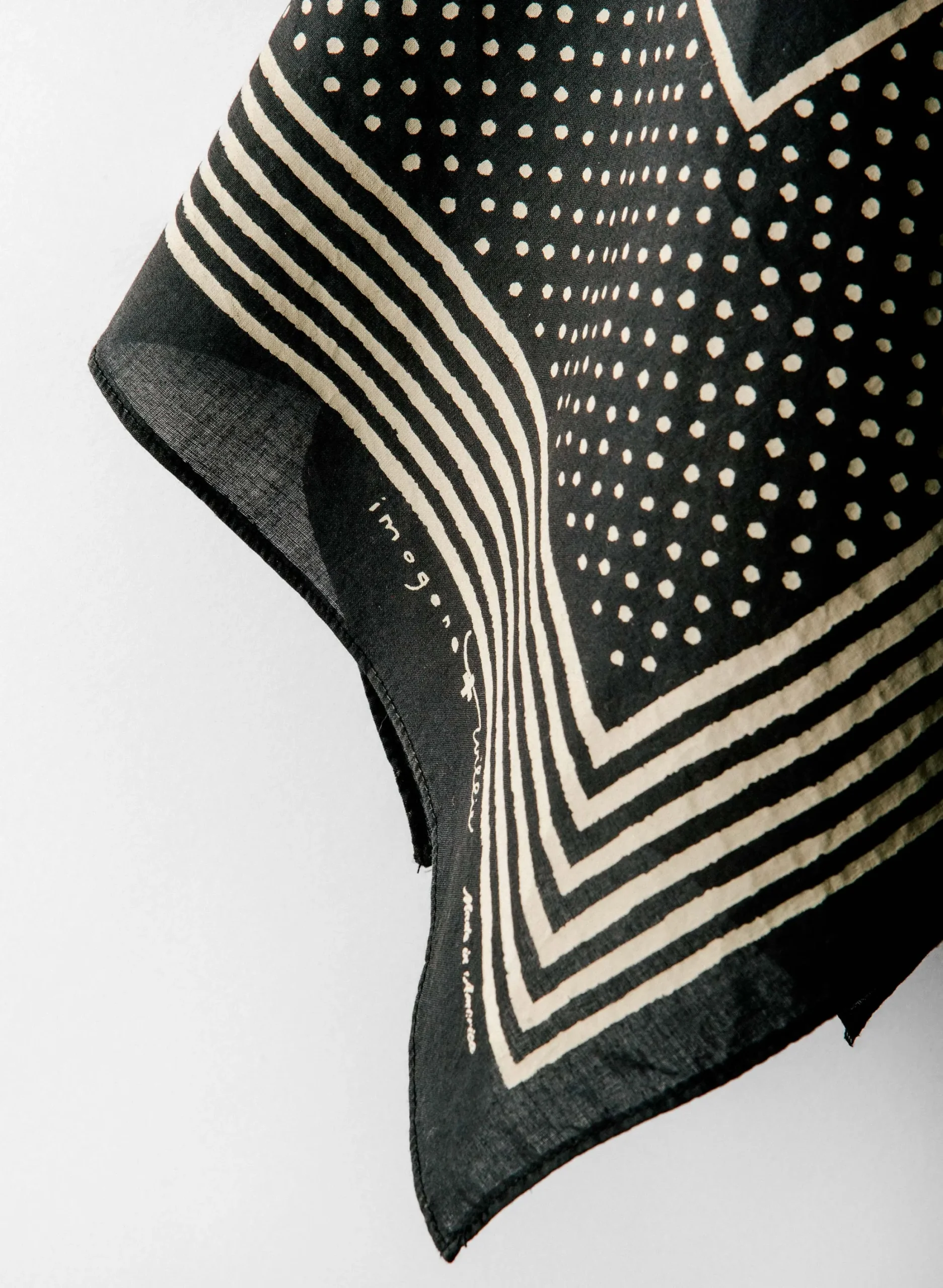imogene + willie I+w Vintage Black Bandana V2|Women Accessories|Accessories