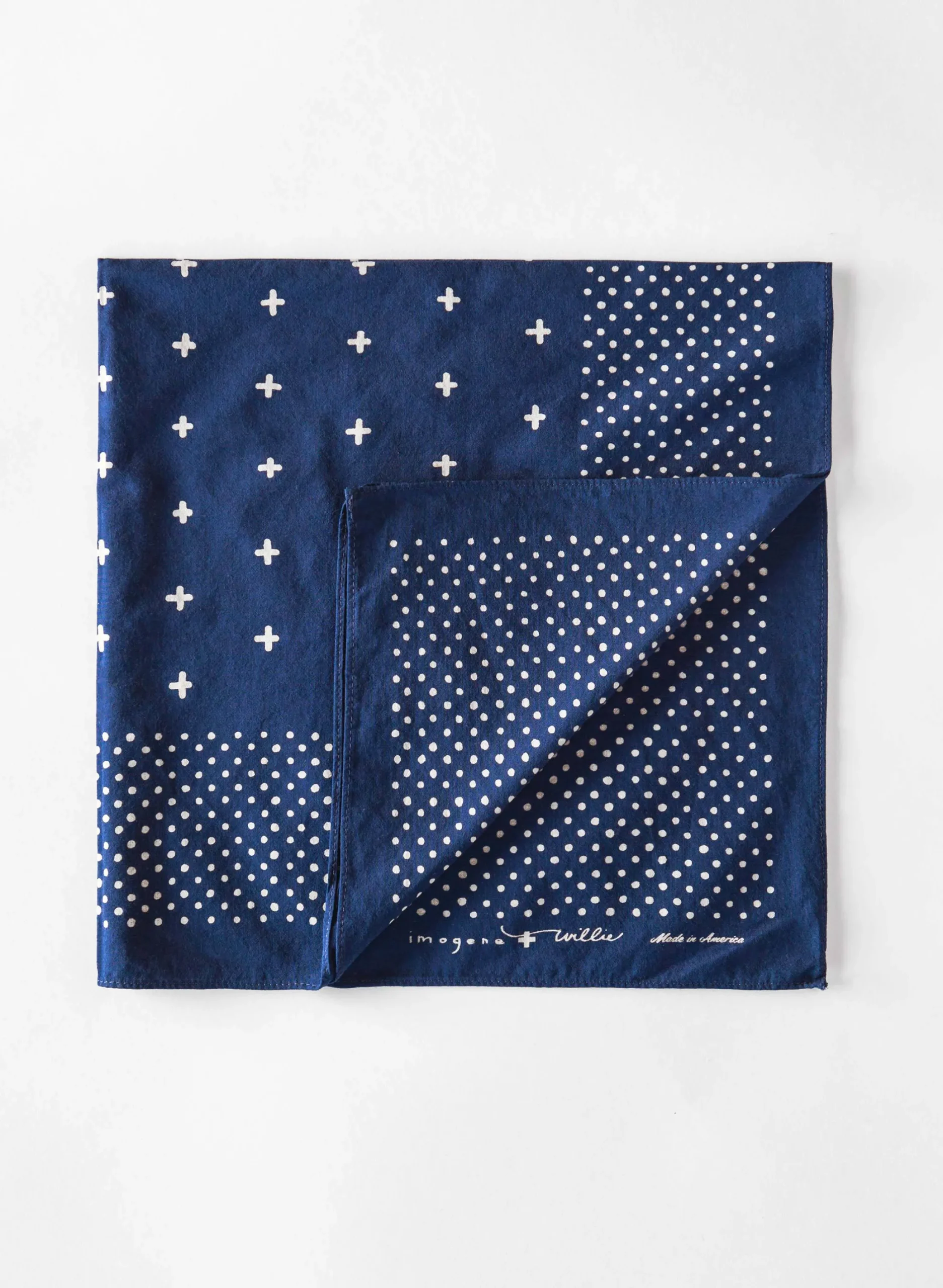 imogene + willie I+w Vintage Blue Bandana|Women Accessories|Accessories