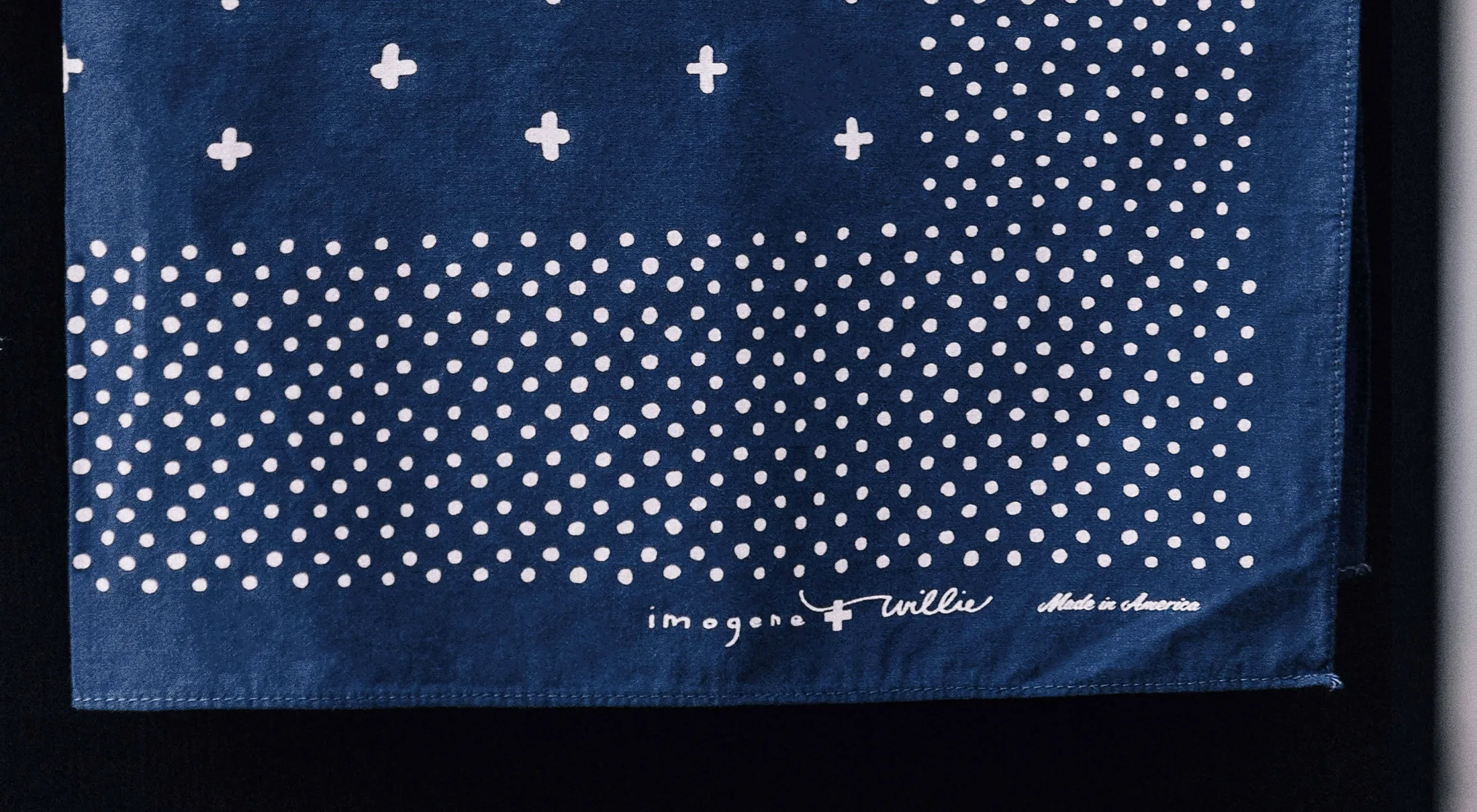 imogene + willie I+w Vintage Blue Bandana|Women Accessories|Accessories
