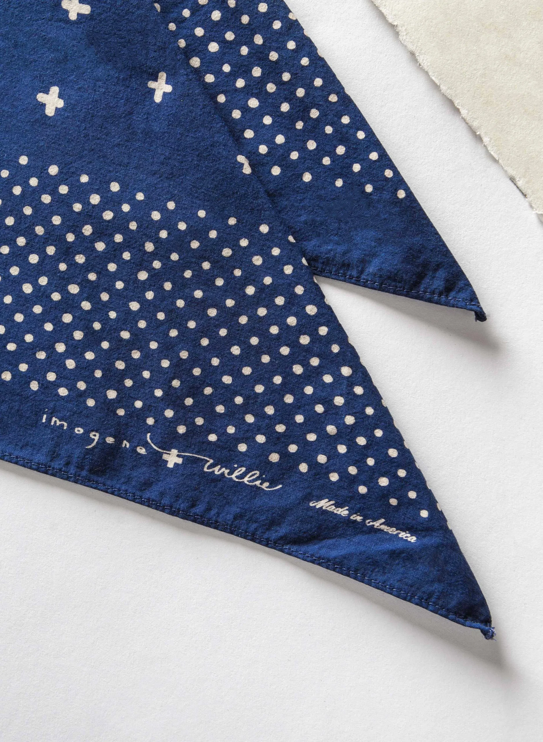 imogene + willie I+w Vintage Blue Bandana|Women Accessories|Accessories