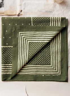 imogene + willie I+w Vintage Olive Bandana V2|Women Accessories|Accessories