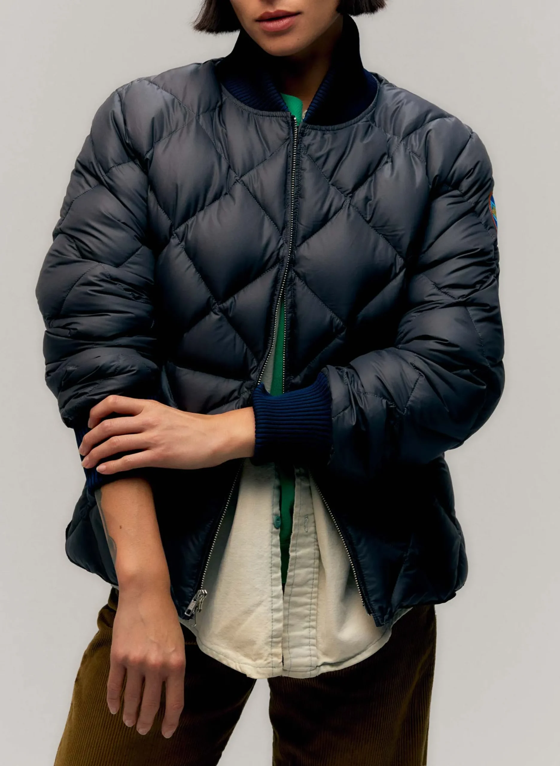 imogene + willie I+w X Crescent Down Works Quilted Bomber|Women Jackets|Jackets