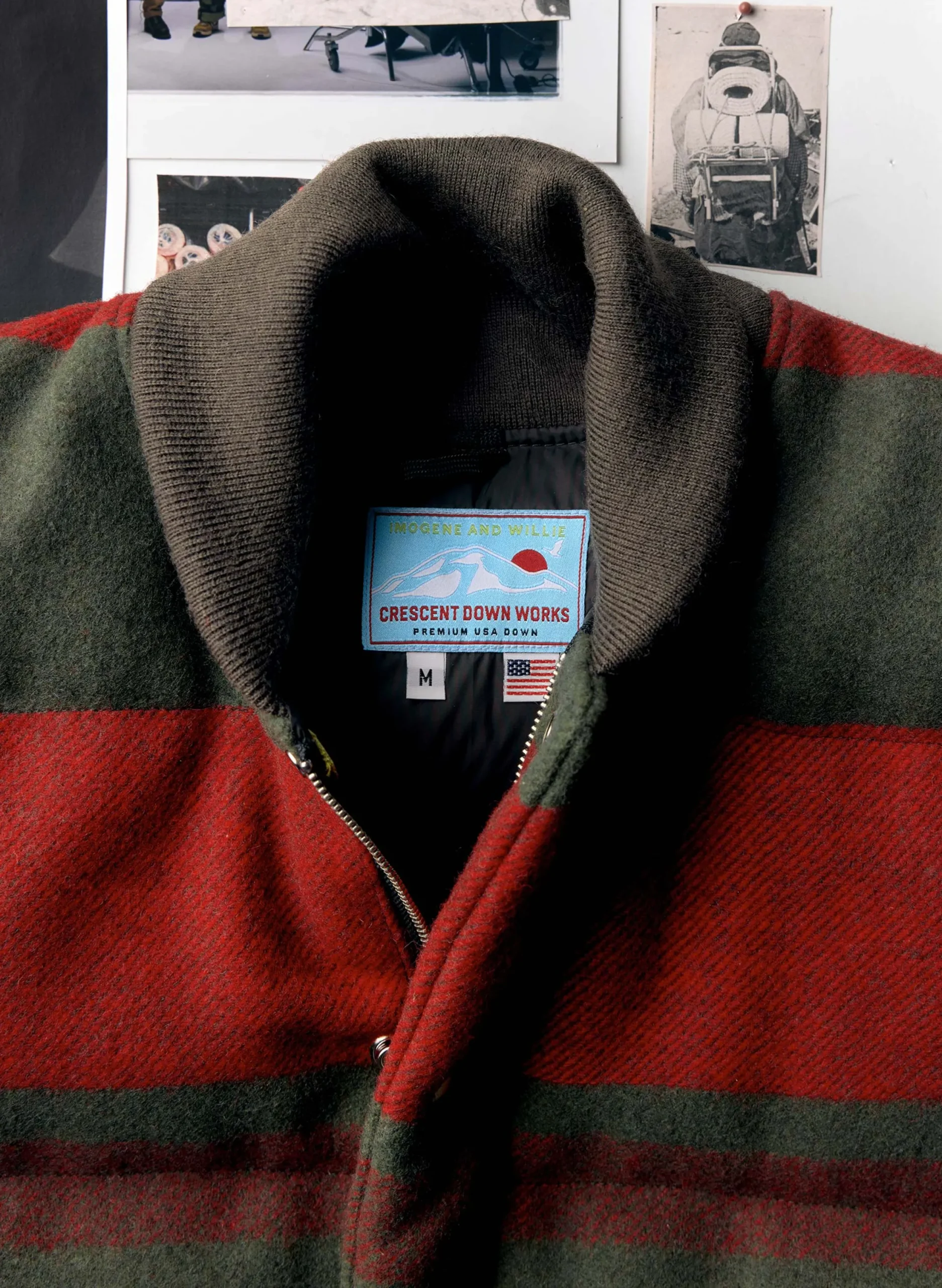 imogene + willie I+w X Crescent Down Works Blanket Bomber| Jackets