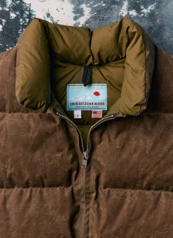 imogene + willie I+w X Crescent Down Works Waxed Canvas Vest| Jackets