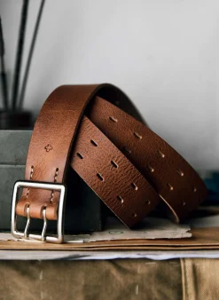 imogene + willie I+w X Emil Erwin Two Prong Horween Belt|Women Accessories|Accessories