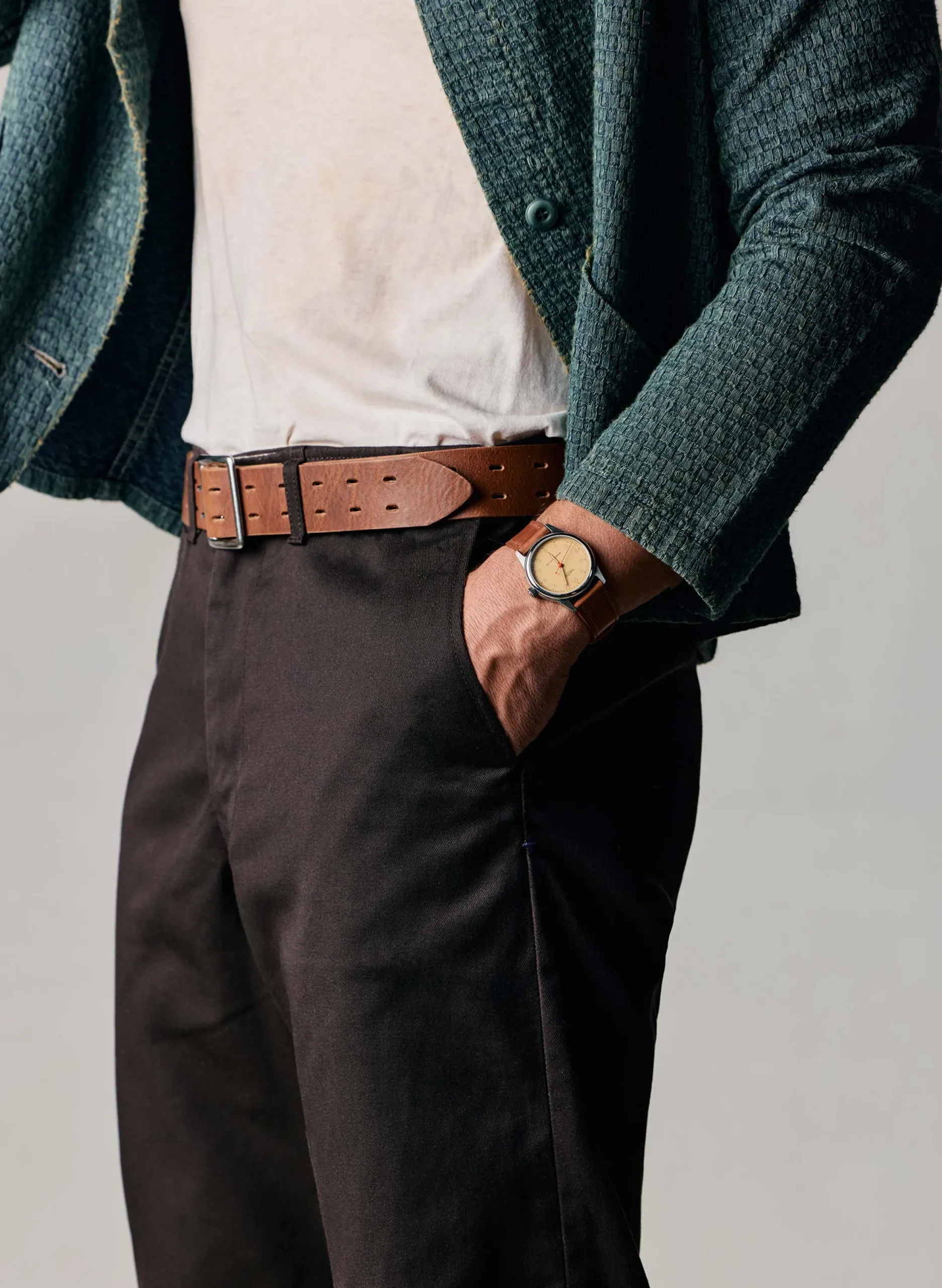 imogene + willie I+w X Emil Erwin Two Prong Horween Belt|Women Accessories|Accessories