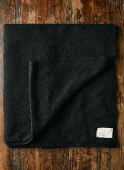 imogene + willie I+w X Family Heirloom Weavers Cotton Throw In Black|Women Home Goods|Home Goods