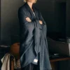 imogene + willie I+w X Family Heirloom Weavers Cotton Throw In Indigo|Women Home Goods|Home Goods
