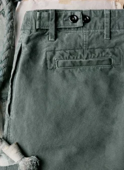 imogene + willie I+w X SKU Cutoff Chino In Fatigue Green| Pants & Shorts