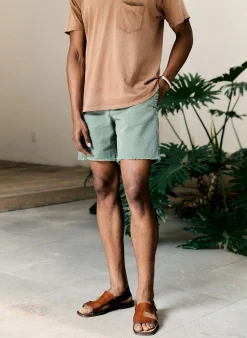 imogene + willie I+w X SKU Cutoff Chino In Fatigue Green| Pants & Shorts