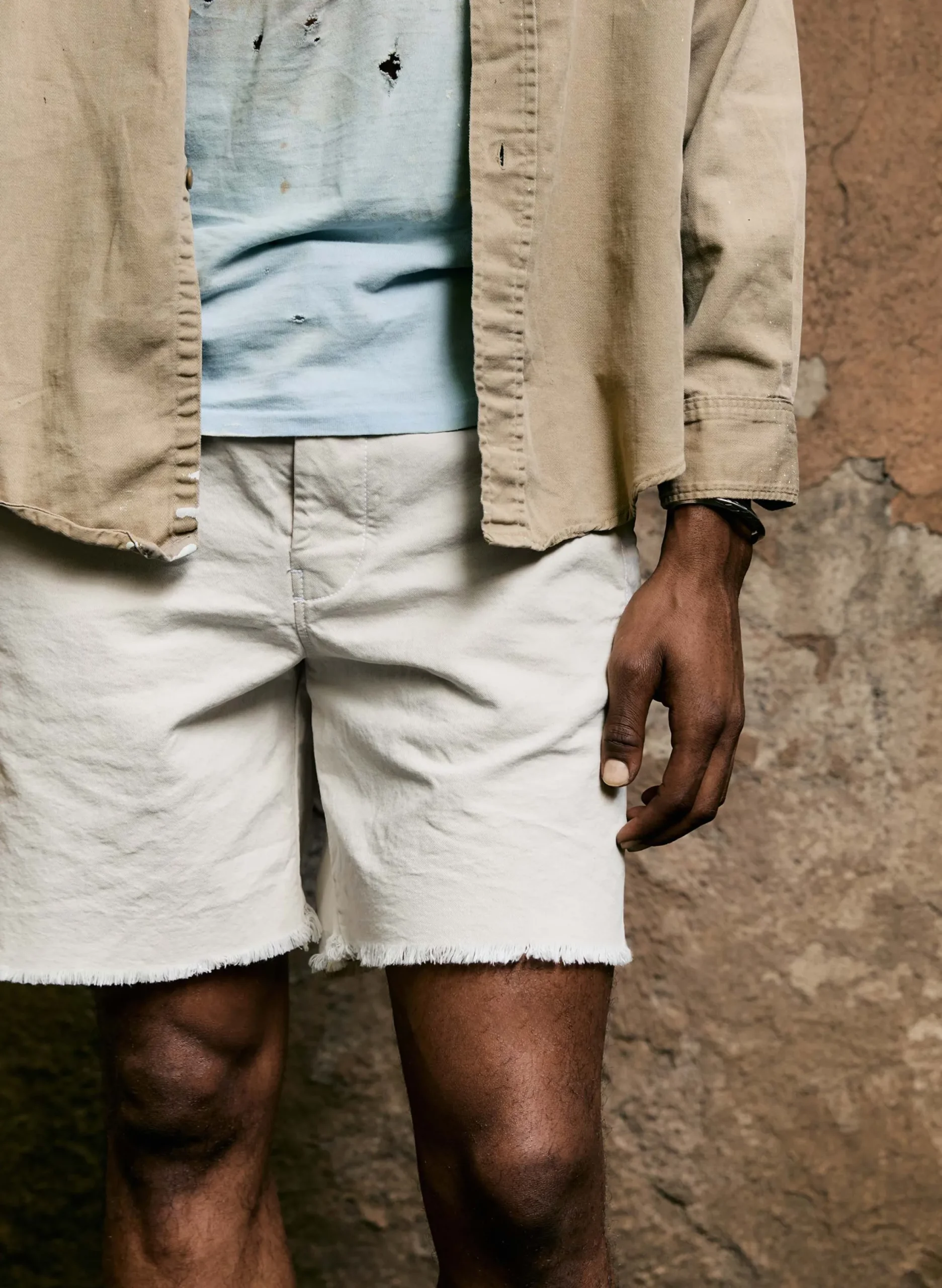 imogene + willie I+w X SKU Cutoff Chino In Stone| Pants & Shorts