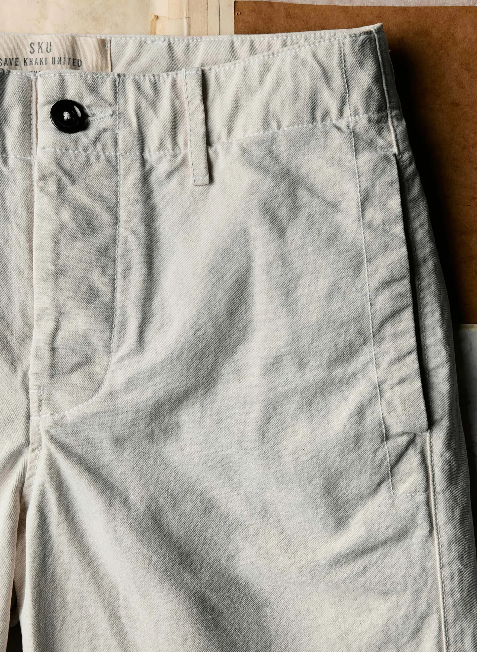 imogene + willie I+w X SKU Cutoff Chino In Stone| Pants & Shorts
