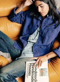 imogene + willie Jack Jacket French Blue|Women Jackets|Jackets