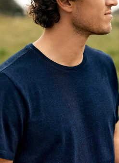 imogene + willie Knit Indigo Crew| T-Shirts