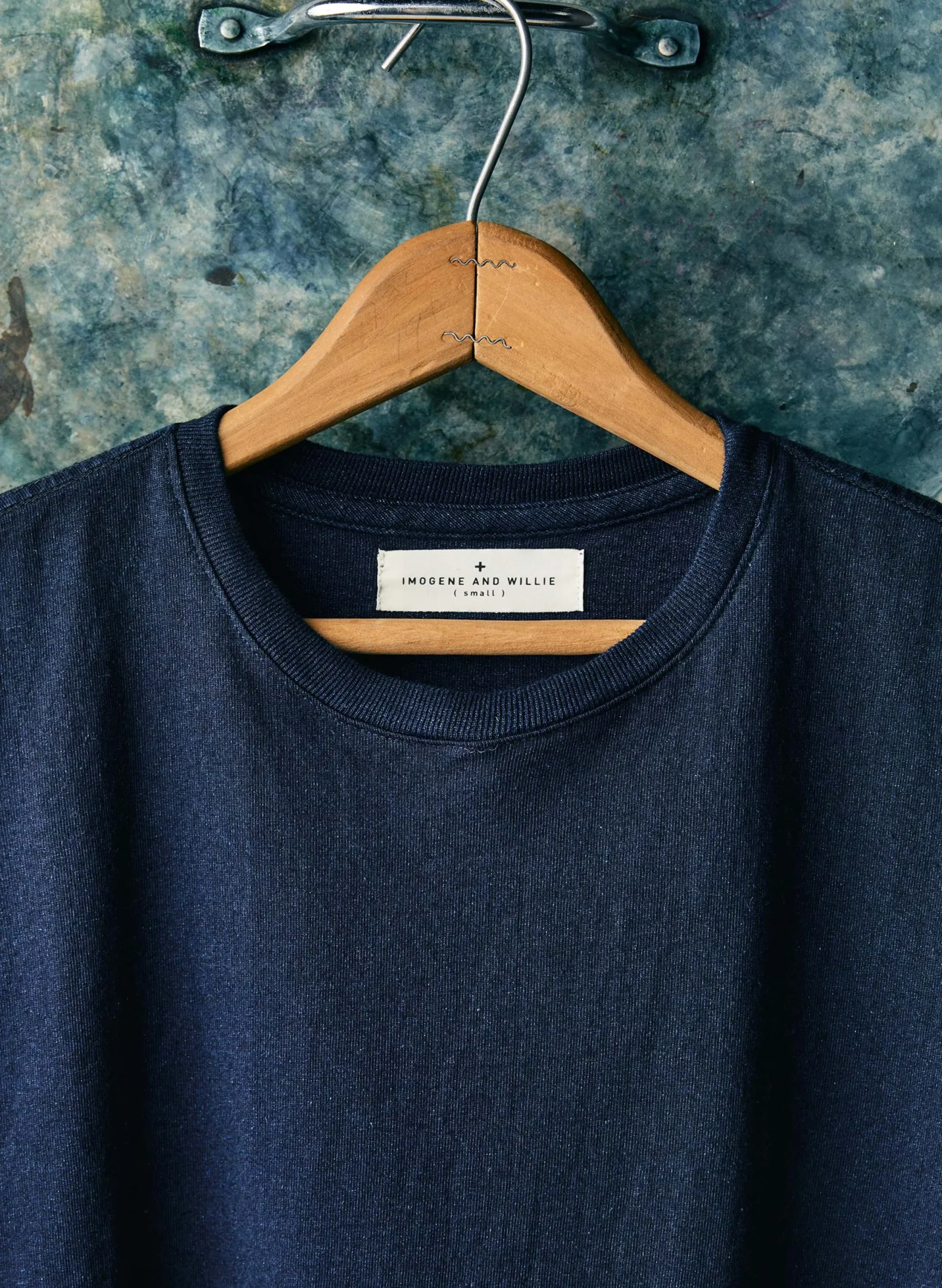 imogene + willie Knit Indigo Crew| T-Shirts