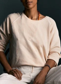 imogene + willie Lana Raglan Sweatshirt In Faded Pink|Women Knits & Sweaters