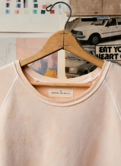 imogene + willie Lana Raglan Sweatshirt In Faded Pink|Women Knits & Sweaters