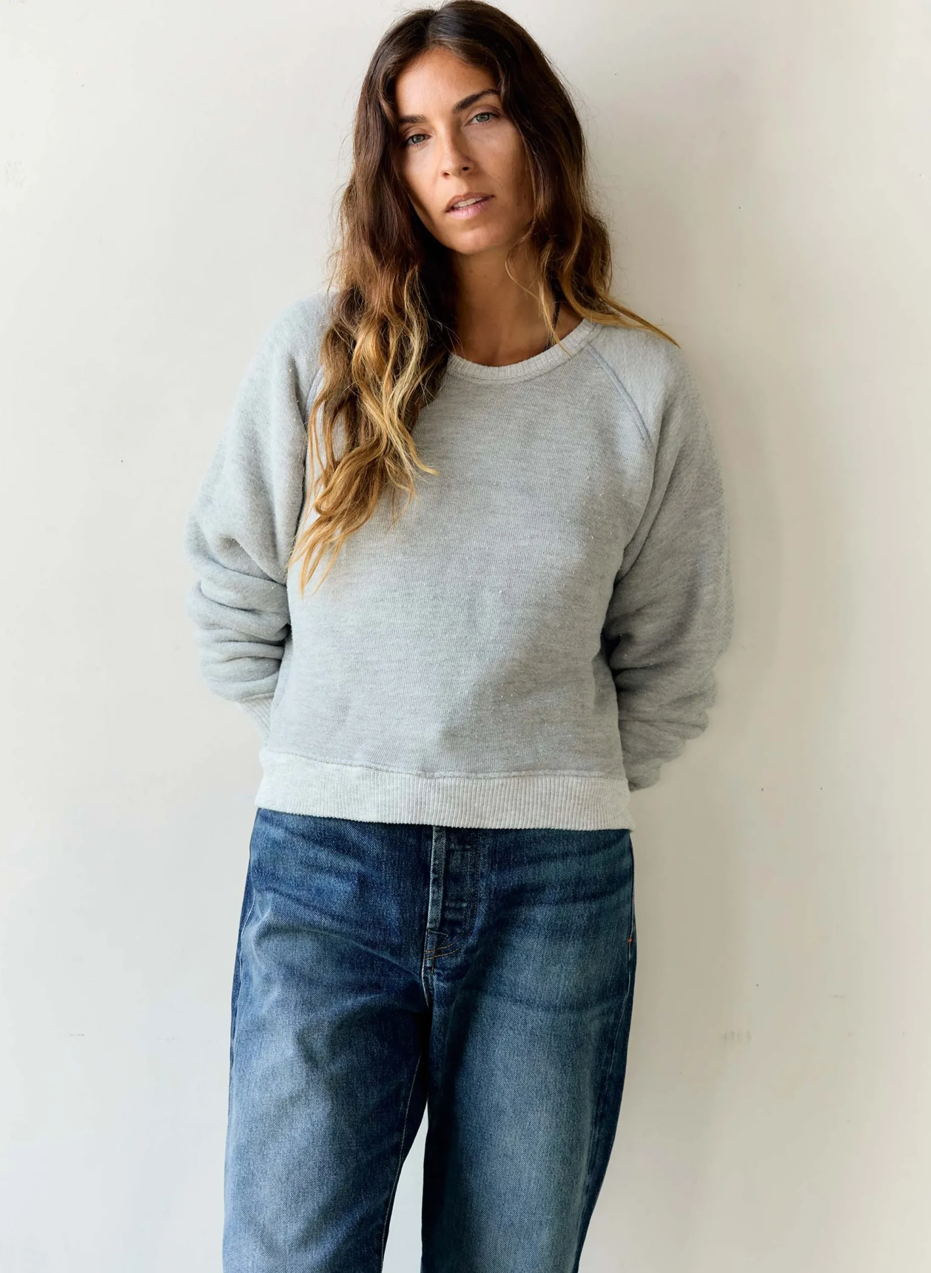 imogene + willie Lana Raglan Sweatshirt In Heather|Women Knits & Sweaters|Jackets