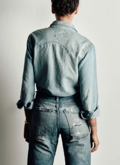 imogene + willie Leah Washed Pearl Snap|Women Shirts