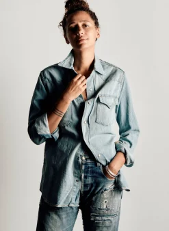 imogene + willie Leah Washed Pearl Snap|Women Shirts