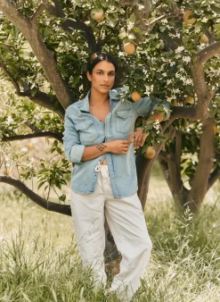 imogene + willie Leah Washed Pearl Snap|Women Shirts