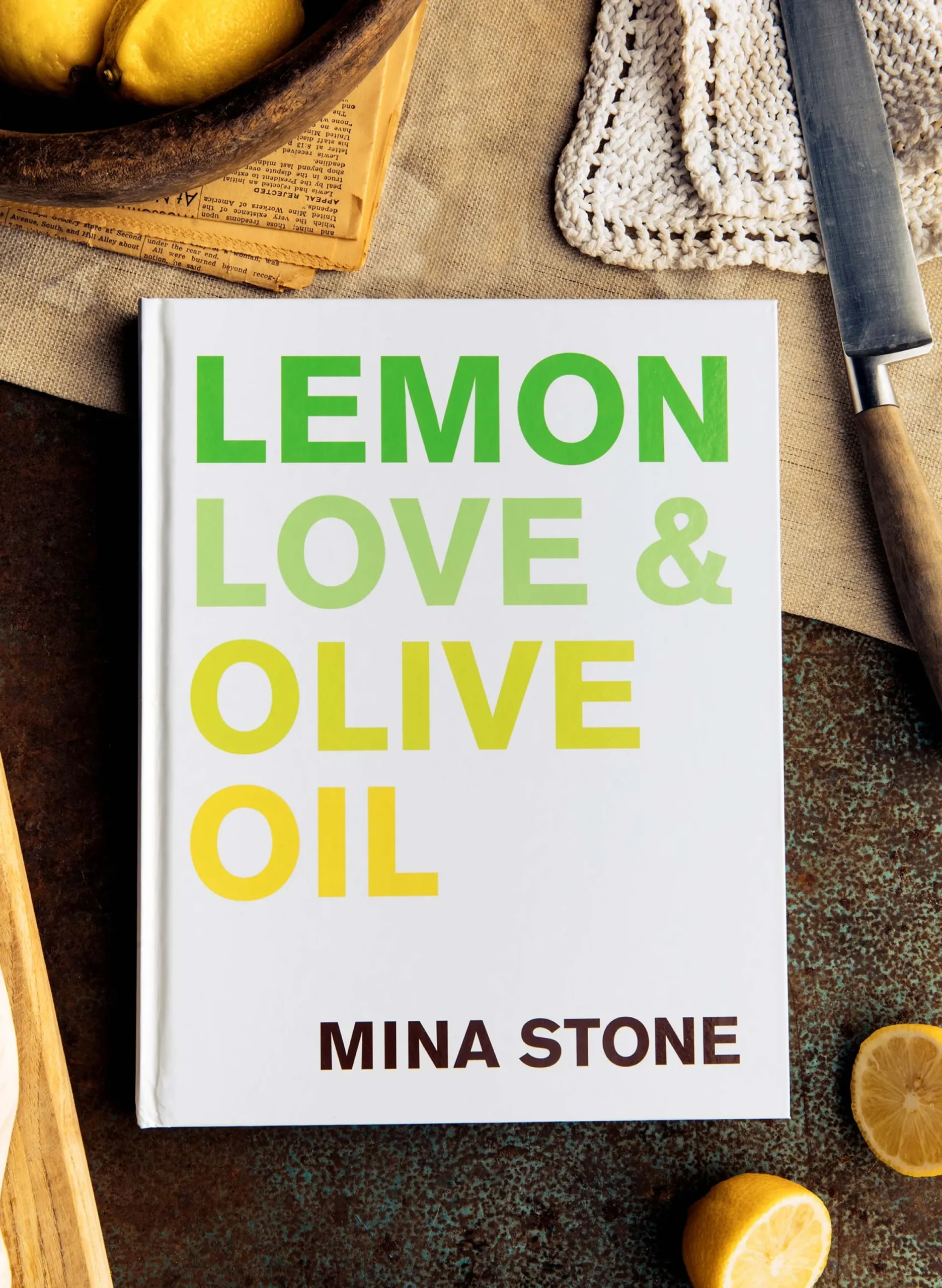 imogene + willie Lemon Love & Olive Oil Hardcover|Women Home Goods|Home Goods