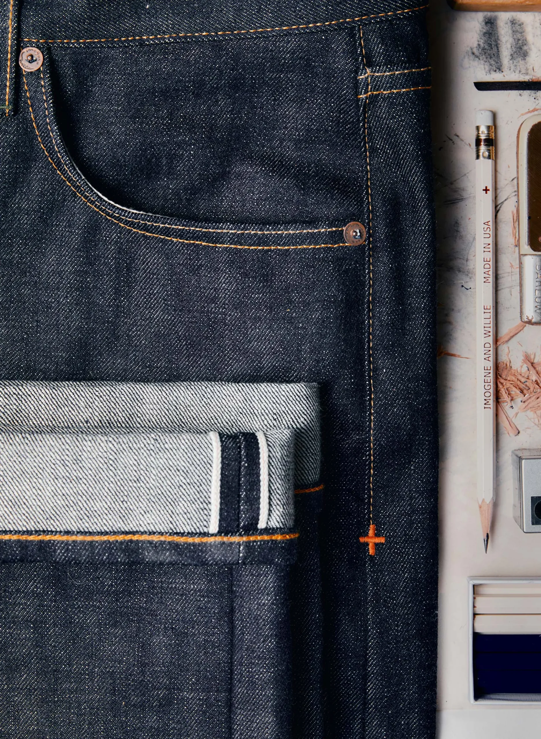 imogene + willie Lewis Indigo Rigid Jp| Denim