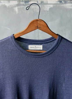imogene + willie Long Sleeve Faded Steel Crew| T-Shirts