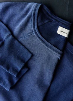 imogene + willie Long Sleeve Raglan In Faded Navy|Women Tees + Tanks|Knits & Sweaters