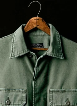 imogene + willie Military Shirt Jacket In Fatigue Green|Women Shirts|Shirts