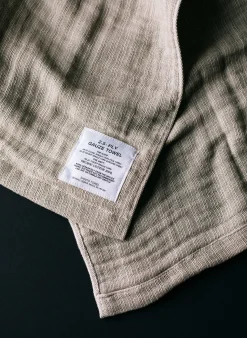 imogene + willie Morihata Gauze Towel In Beige|Women Home Goods|Home Goods