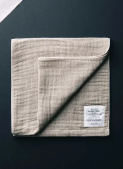 imogene + willie Morihata Gauze Towel In Beige|Women Home Goods|Home Goods