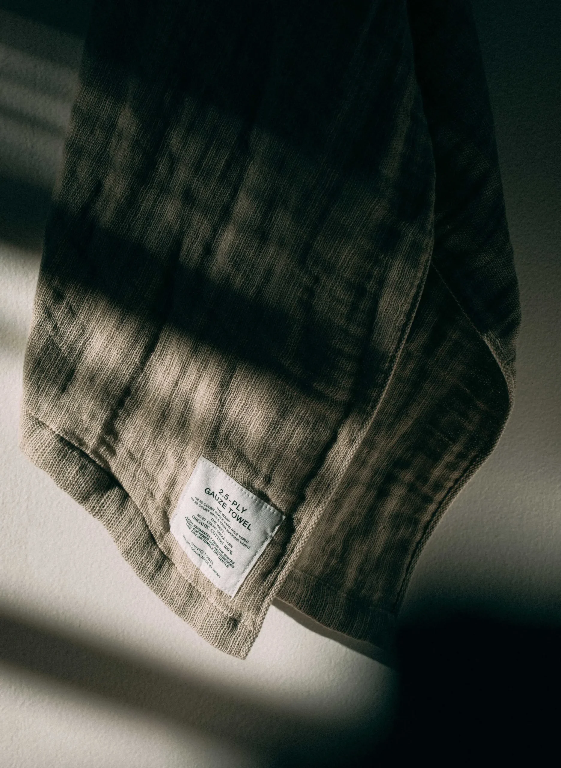imogene + willie Morihata Gauze Towel In Beige|Women Home Goods|Home Goods