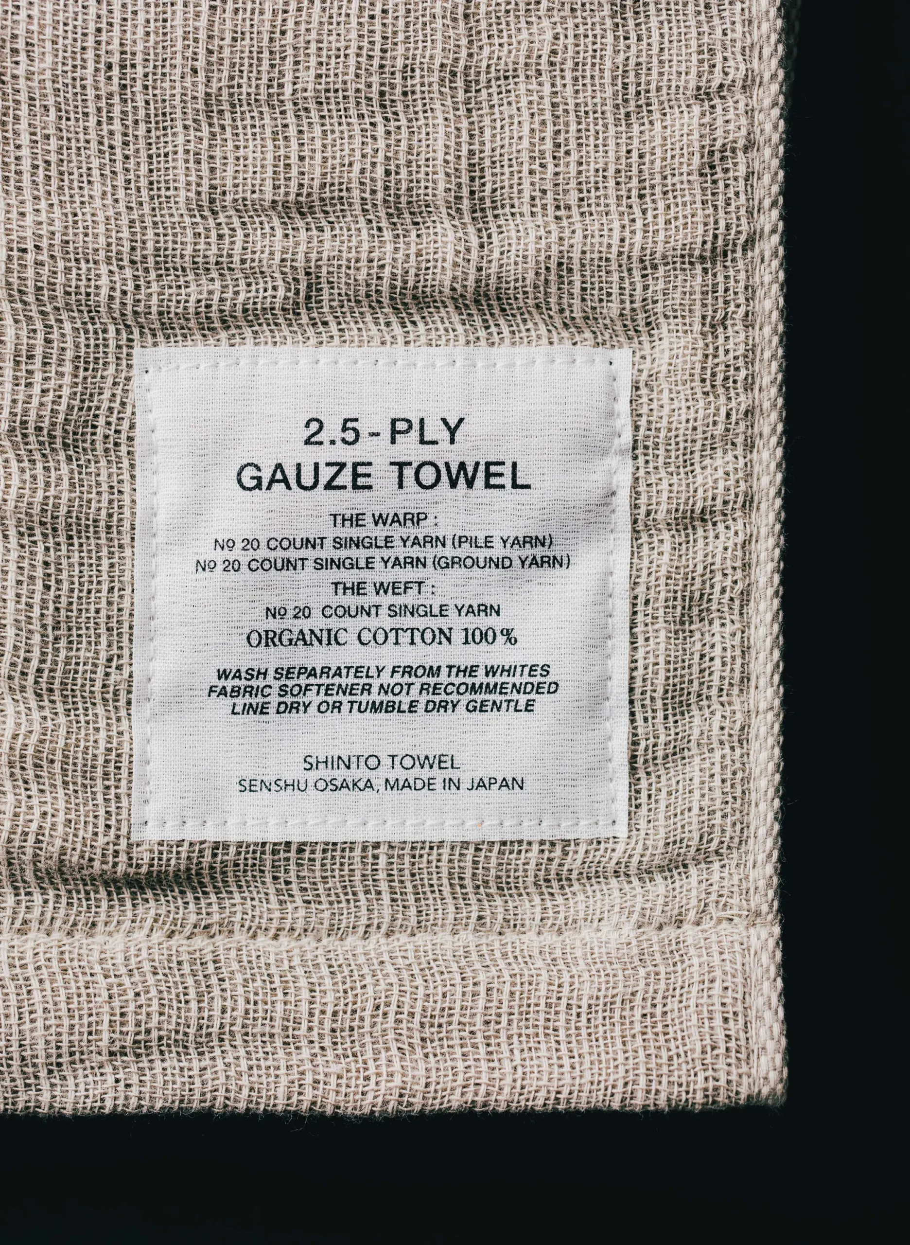 imogene + willie Morihata Gauze Towel In Beige|Women Home Goods|Home Goods