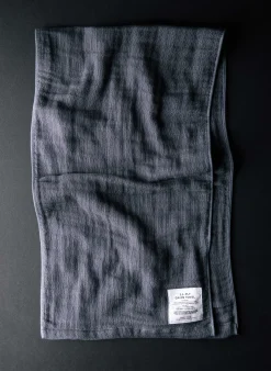 imogene + willie Morihata Gauze Towel In Charcoal|Women Home Goods|Home Goods