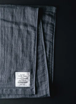 imogene + willie Morihata Gauze Towel In Charcoal|Women Home Goods|Home Goods