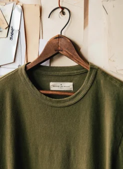 imogene + willie Olive Knit Midweight Crew|Women T-Shirts|Tees + Tanks