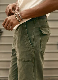 imogene + willie Oliver Military Trouser In Olive| Pants & Shorts