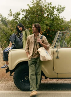 imogene + willie Oliver Military Trouser In Olive| Pants & Shorts