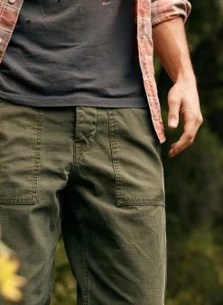 imogene + willie Oliver Military Trouser In Olive| Pants & Shorts