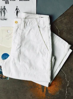 imogene + willie Oliver Military Trouser In White| Pants & Shorts